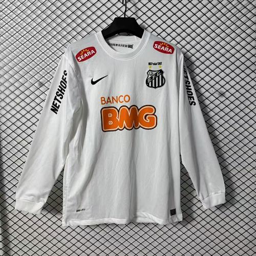 Santos Home Retro Long Sleeve Jersey S-4XL