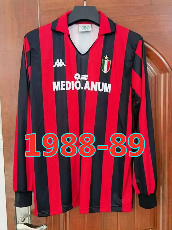 AC Milan Retro Home Jersey S-2XL AC