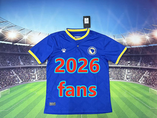 Bosnia And Herzegovina Home Fans 32 Teams S-4XL 32