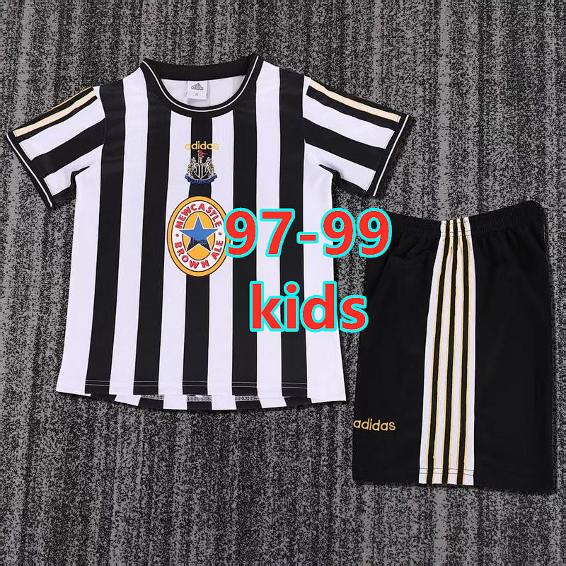97-99 Newcastle United Home Kids Retro Kit 16 -28