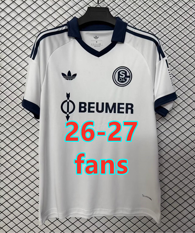 26-27 Schalke Away Fans Version Jersey S-4XL