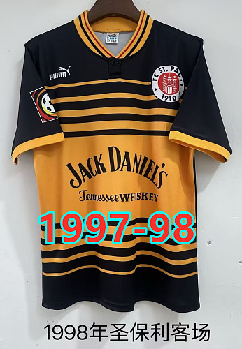 St. Pauli Away Retro Fans Version Jersey S-2XL