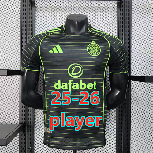 25-26 Celtic Away Player Version Jersey S-2XL
