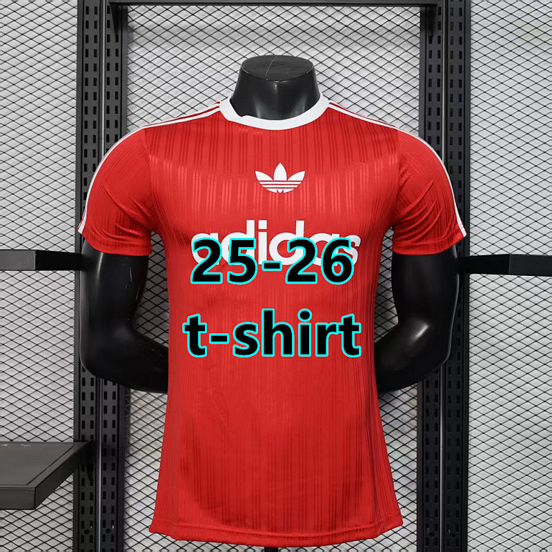 25-26 A-D Player Version Short Sleeve T-shirt S-2XL T