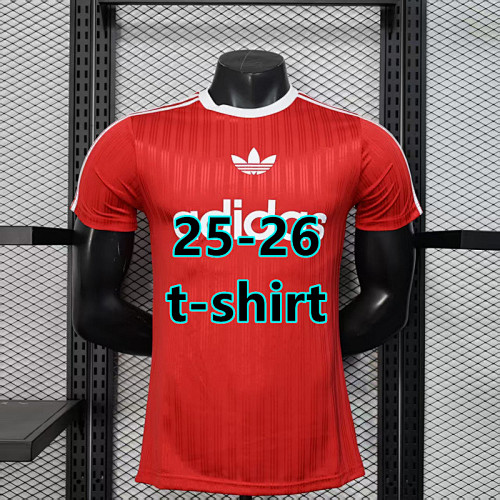 25-26 A-D Player Version Short Sleeve T-shirt S-2XL T