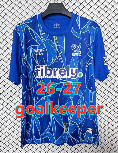 26-27 Sheffield Wednesday Goalkeeper Fans Version Jersey S-4XL