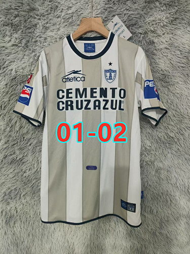 01-02 Pachuca Away Retro Jersey S-2XL