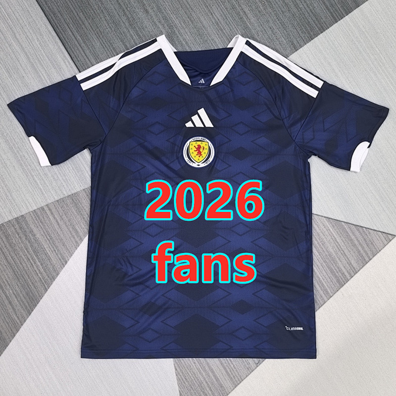 Scotland Home Fans Version Jersey S-4XL