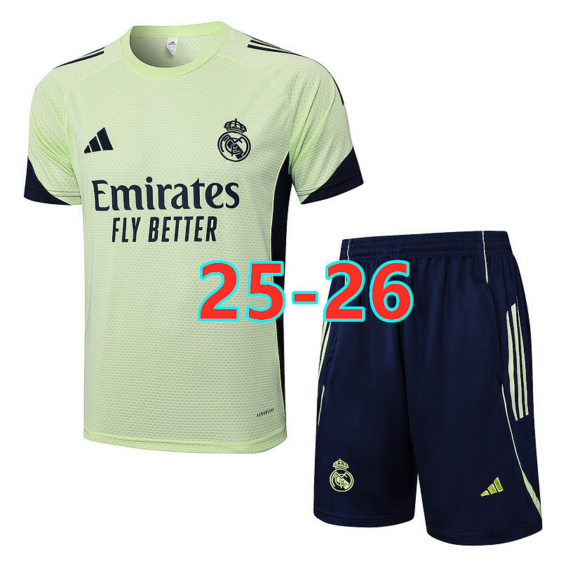 25-26 Real Madrid Short Sleeve Tracksuit S-2XL