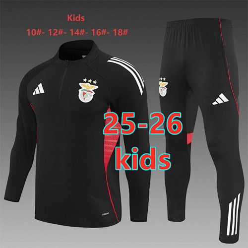 25-26 Benfica Kids Long Sleeve Tracksuit 10 -18