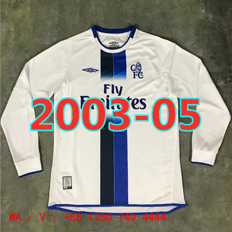 Chelsea Retro Away S-Xxl Long Sleeve Jersey
