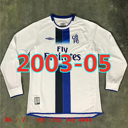 Chelsea Retro Away S-Xxl Long Sleeve Jersey