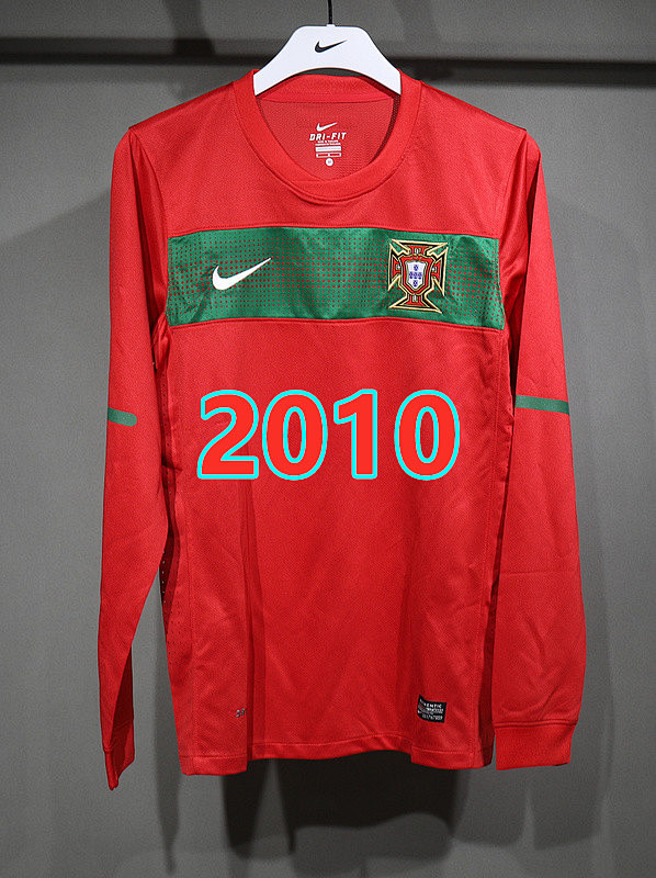 Portugal Home Retro Player Long Jersey S-2XL