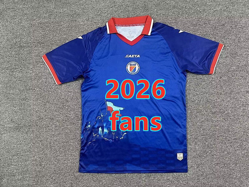 Haïti Home Fans Version Jersey S-4XL
