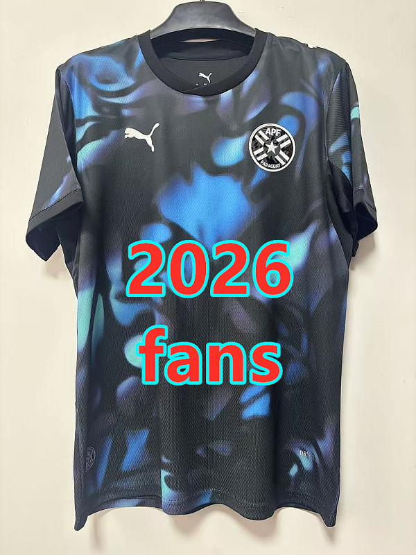 Paraguay Away Fans 16 Teams Jersey S-4XL 16