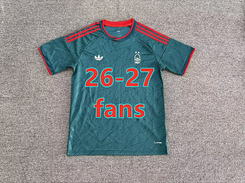 26-27 Nottingham Forest Away Fans Version Jersey S-4XL