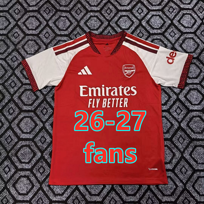 26-27 Arsenal Home Fans Version Jersey S-4XL