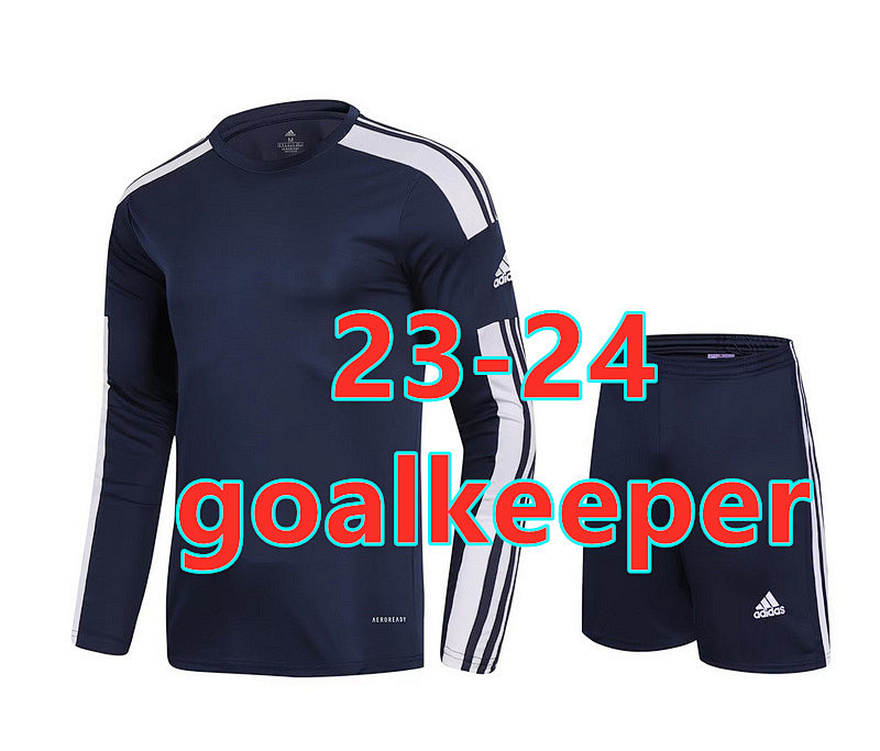 Adidas A-D 23-24 Long Sleeve Goalkeeper Jersey+shorts Kit S-2XL
