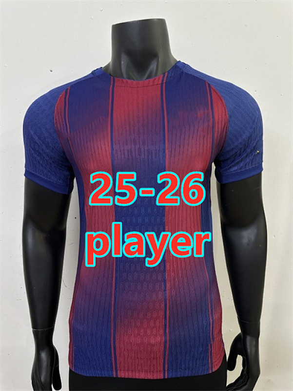 25-26 Barcelona Home Player Without Sponsor S-2XL