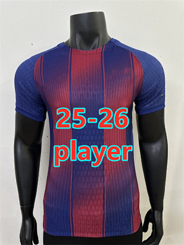 25-26 Barcelona Home Player Without Sponsor S-2XL