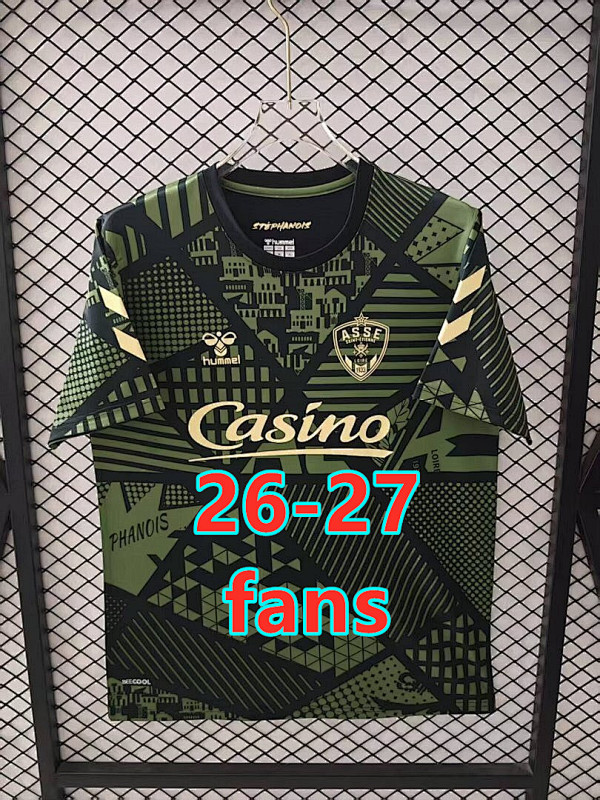 26-27 Saint-Etienne Third Fans Version Jersey S-4XL