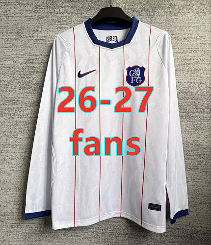 26-27 Chelsea Third Fans Long Sleeve Jersey S-4XL