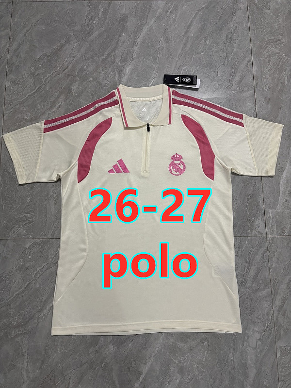 26-27 Real Madrid Polo Jersey S-3XL Polo