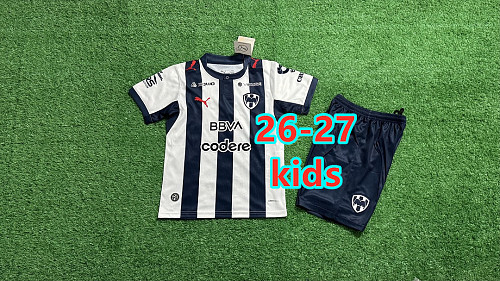 26-27 Monterrey Home Kids Jersey+shorts Kit 16 -28