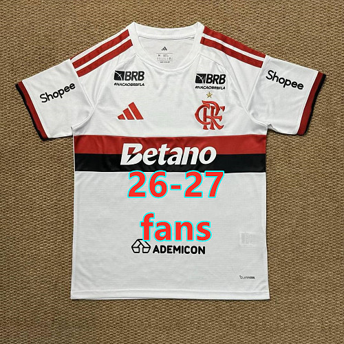 26-27 Flamengo Away Fans Version Jersey S-4XL