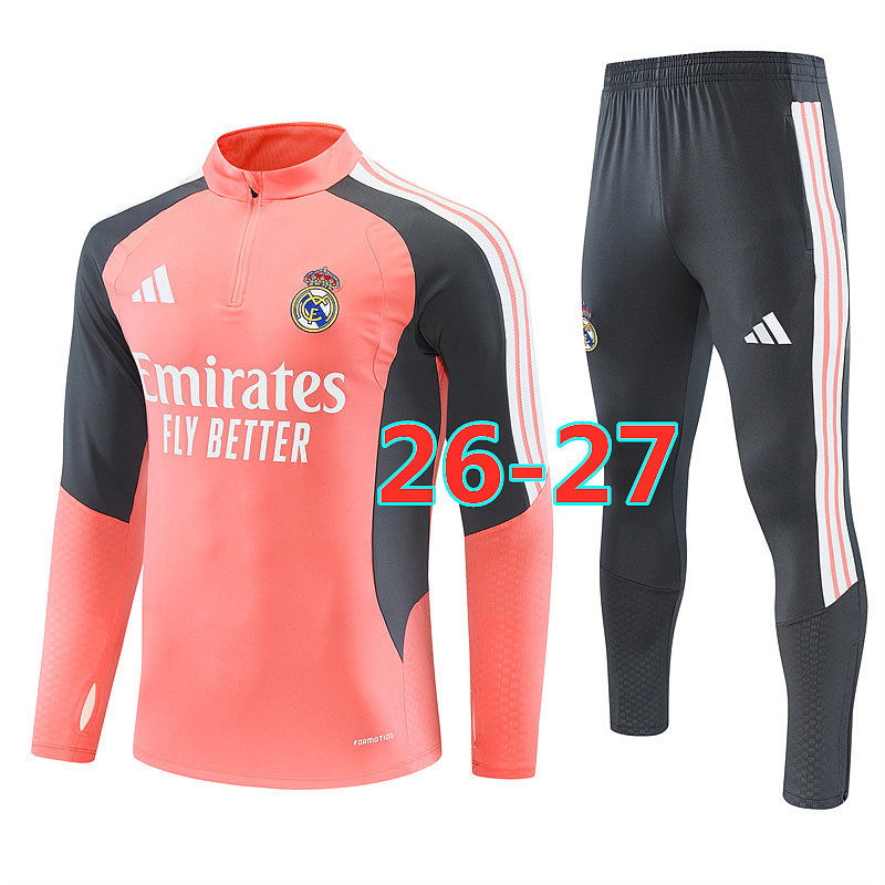 26-27 Real Madrid Long Sleeve Tracksuit S-2XL