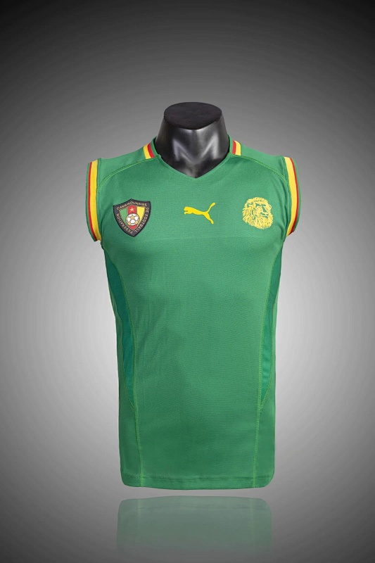 Cameroon Retro TopThai Quality Home Jersey S-2XL