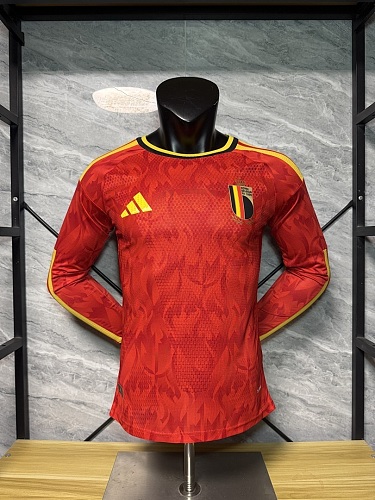 Belgium Home Player Long 32 Teams Jersey S-3XL 32