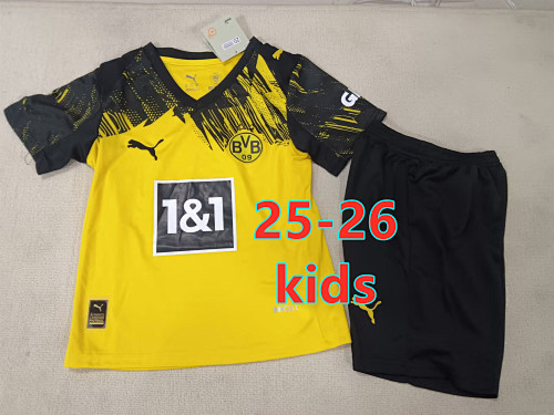 25-26 Dortmund Home Kids Jersey+shorts Kit 16 -28
