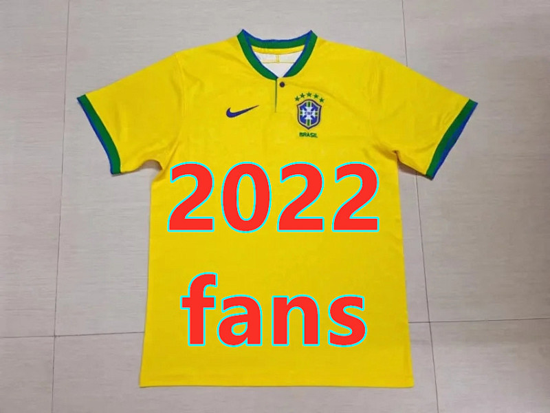 Brazil Fans Version Home Jersey S-2XL
