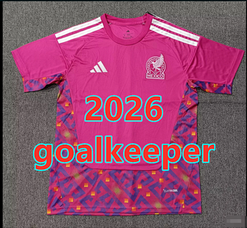 Mexico Goalkeeper Fans Version Jersey S-4XL