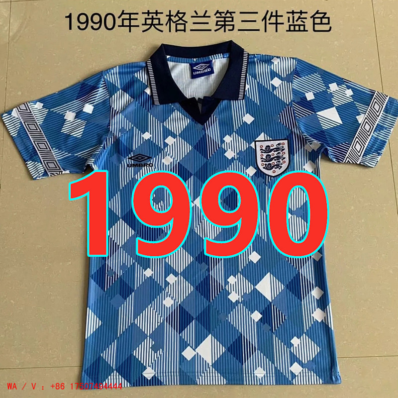 England Retro TopThai Quality Jersey S-2XL