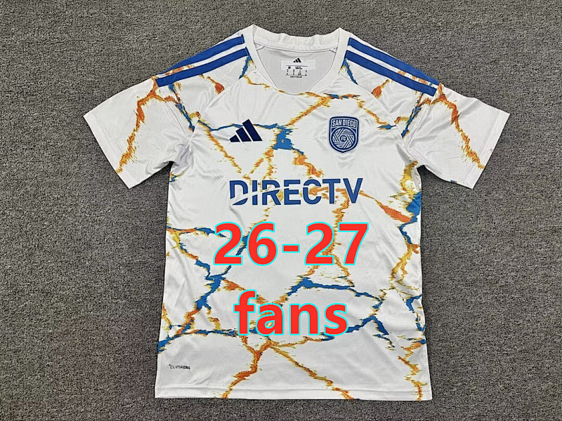 26-27 Santiago Wanderers Away Fans Version Jersey S-4XL