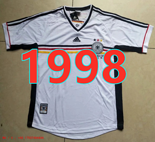 Germany Retro Home Jersey S-2XL