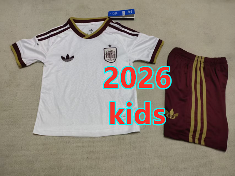 Spain Away Kids Jersey+shorts Kit 16 -28