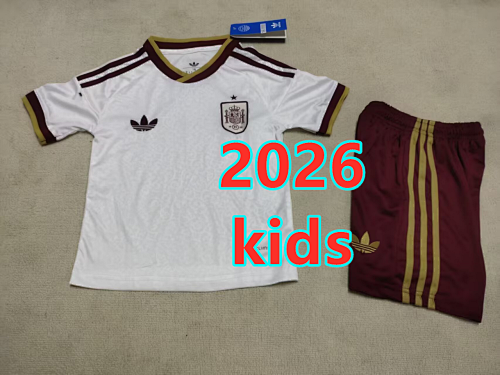 Spain Away Kids Jersey+shorts Kit 16 -28