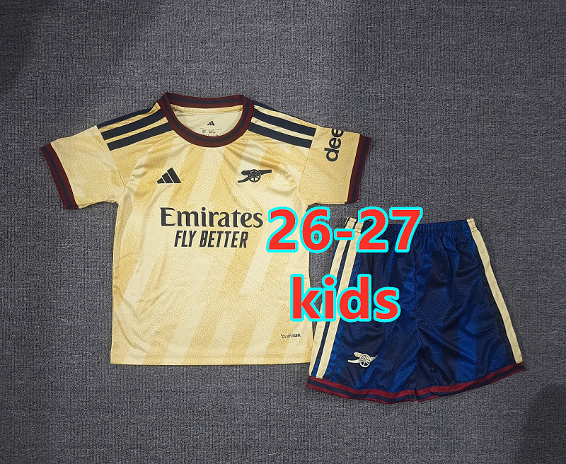 26-27 Arsenal Third Kids Jersey+shorts Kit 16 -28
