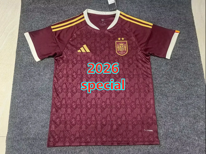 Spain Special Fans Version Jersey S-4XL