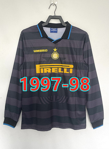 Inter Milan Third Retro Long Sleeve Jersey S-2XL
