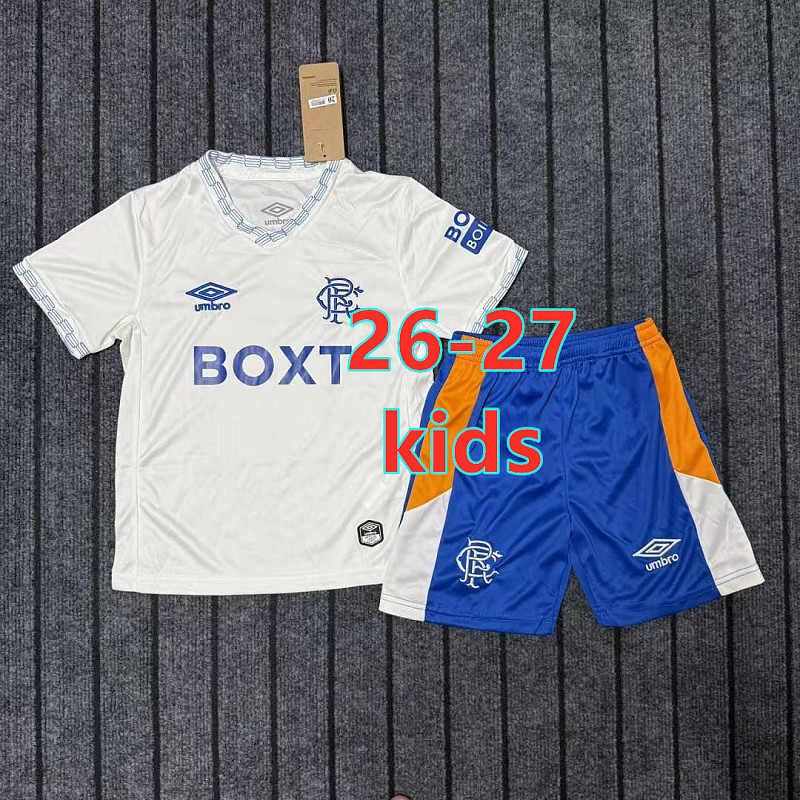 26-27 Rangers Away Kids Jersey+shorts Kit 16 -28