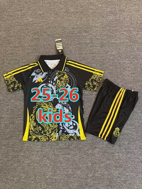 25-26 Real Madrid Special Kids Jersey+shorts Kit 16 -28