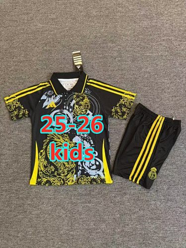 25-26 Real Madrid Special Kids Jersey+shorts Kit 16 -28