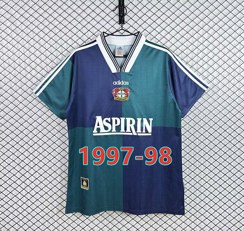 Leverkusen Away Retro Fans Version Jersey S-2XL