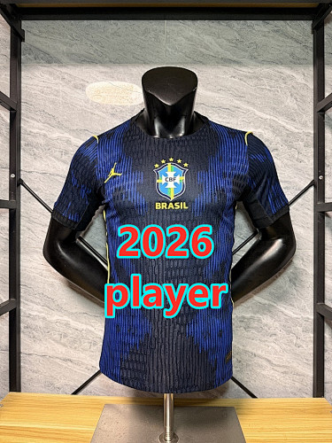 Brazil Away Player Version Jersey S-4XL