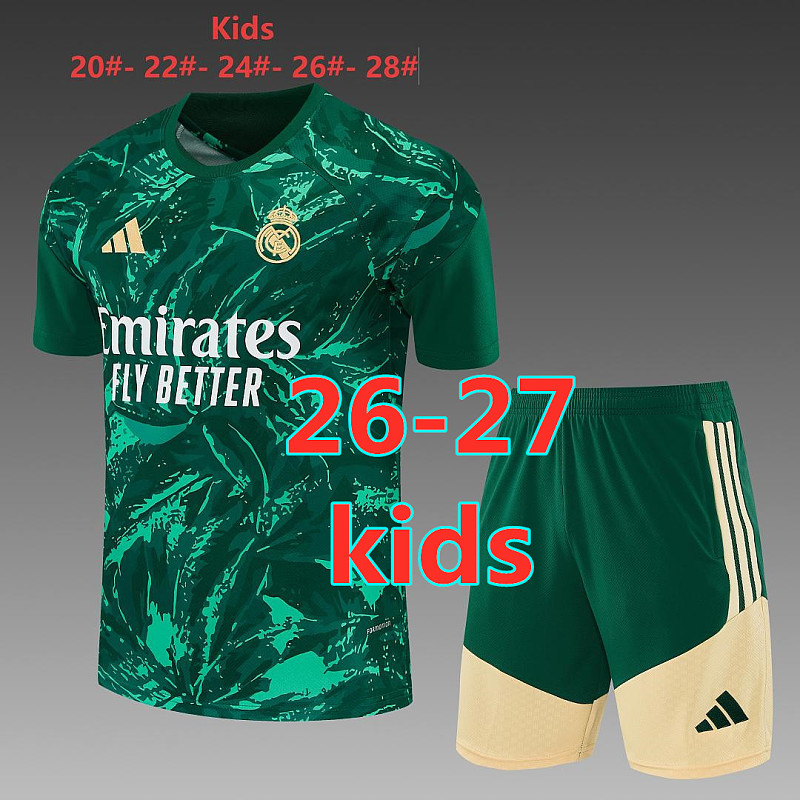 26-27 Real Madrid Kids Short Sleeve Tracksuit 20 -28