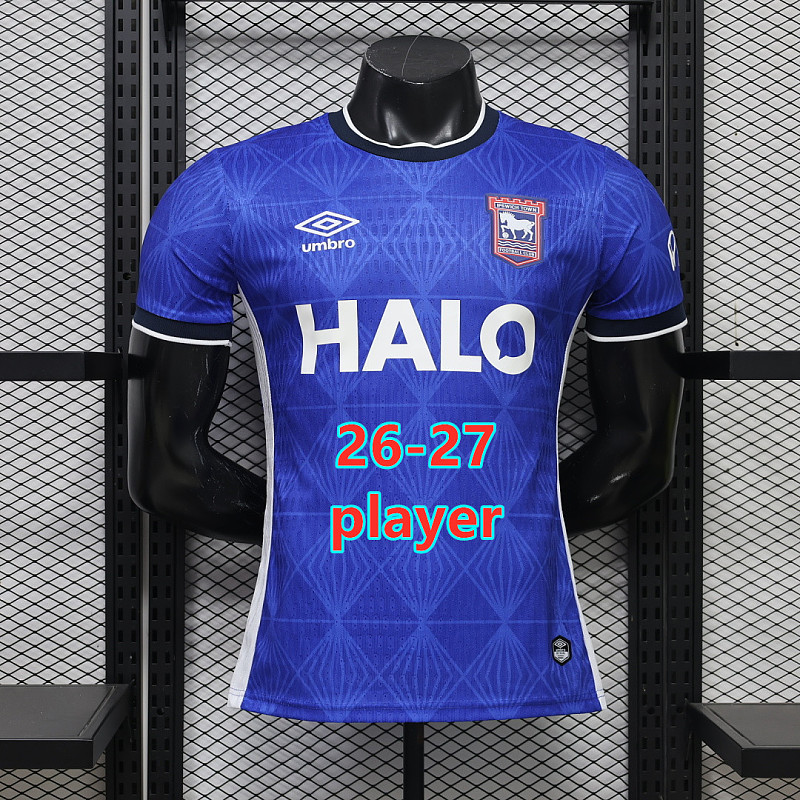 26-27 Ipswich Town Home Player Version Jersey S-2XL